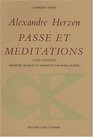 Pass et mditations tome 1