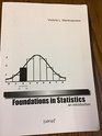 Foundations in Statistics An Introduction