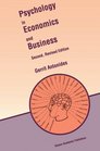 Psychology in Economics and Business  An Introduction to Economic Psychology