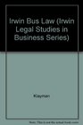 Irwin's Business Law Concepts Analysis Perspectives