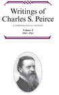 Writings of Charles S Peirce A Chronological Edition Volume 8 18901892