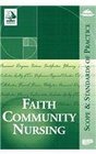Faith And Community Nursing Scope And Standards of Practice