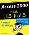 Access 2000 pour les nuls