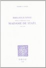 Bibliographie de la critique sur Madame de Stael 17891994