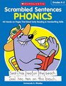 Scrambled Sentences Phonics 40 Handson Pages That Boost Early Reading  Handwriting Skills