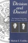 Division  Discord The Supreme Court Under Stone and Vinson 19411953