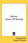 Sahara Desert Of Destiny