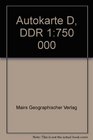 Autokarte D DDR 1750 000
