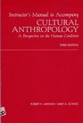 Instructor's Manual to Accompany Cultural Anthropology A Perspective on the Human Condition