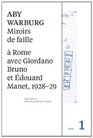 miroirs de faille a rome avec giordano bruno et edouard manet 192829