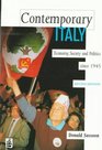 Contemporary Italy Economy Society and Politics Since 1945