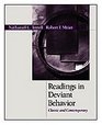 Readings in Deviant Behavior Classic and Contemporary