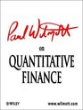 Paul Wilmott on Quantitative Finance 2 Volume Set
