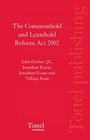 The Commonhold and Leasehold Reform Act 2002