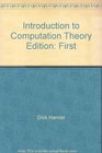 Introduction to computation theory