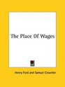 The Place of Wages