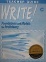 Write Foundations and Models for Profeciency