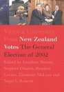 New Zealand Votes The 2002 General Election