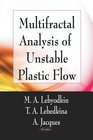 Multifractal Analysis of Unstable Plastic Flow