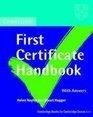 Cambridge First Certificate Handbook Students' Book with Answers