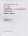 Ancient Egypt in The Metropolitan Museum Journal Volumes 111