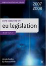 Core Statutes on EU 200708