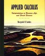 Applied Calculus Interpretations in Business and the Life and Social Sciences
