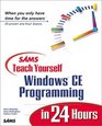 Sams Teach Yourself Windows CE Programming in 24 Hours