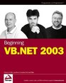 Beginning VBNET 2003