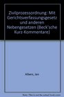 Zivilprozessordnung Mit Gerichtsverfassungsgesetz und anderen Nebengesetzen