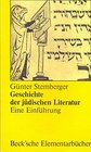 Geschichte der judischen Literatur E Einf