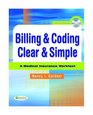 Billing  Coding Clear  Simple A Medical Insurance Worktext