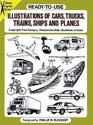 ReadytoUse Illustrations of Cars Trucks Trains Ships and Planes