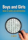 Boys and Girls Book of Names and Wordsearch