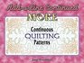 Add-A-Line Continued: More Continuous Quilting Patterns