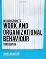 Introduction to work and organizational behaviour