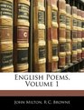 English Poems Volume 1