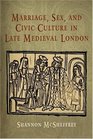 Marriage, Sex, and Civic Culture in Late Medieval London (The Middle Ages Series)