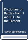 A dictionary of battles