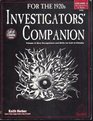 For the 1920s Investigators' Companion Occupations  Skills
