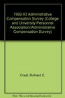 199293 Administrative Compensation Survey
