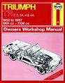 Triumph Tr2 3 3A 4 4a Owners Workshop Manual