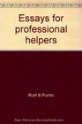 Essays for professional helpers Some psychosocial and ethical considerations
