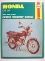 Honda CG125 197684 Owner's Workshop Manual