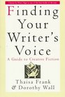 Finding Your Writer's Voice A Guide to Creative Fiction