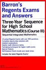 Barron's Regents Exams and Answers  Sequential Math Course III