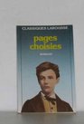 Pages choisies  Rimbaud