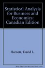 Statistical Analysis for Business and Economics For Business and Economics