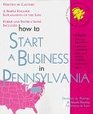 How to Start a Business in Pennsylvania With Forms