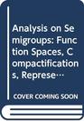 Analysis on Semigroups Function Spaces Compactifications Representations